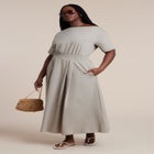 Asymmetrical Neck A-Line Dress image number null