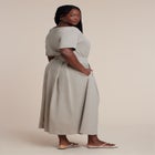 Asymmetrical Neck A-Line Dress image number null