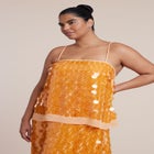 Layered Pailette Maxi Dress image number null