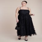 Floral Applique Dress image number null