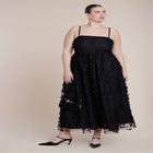 Floral Applique Dress image number null