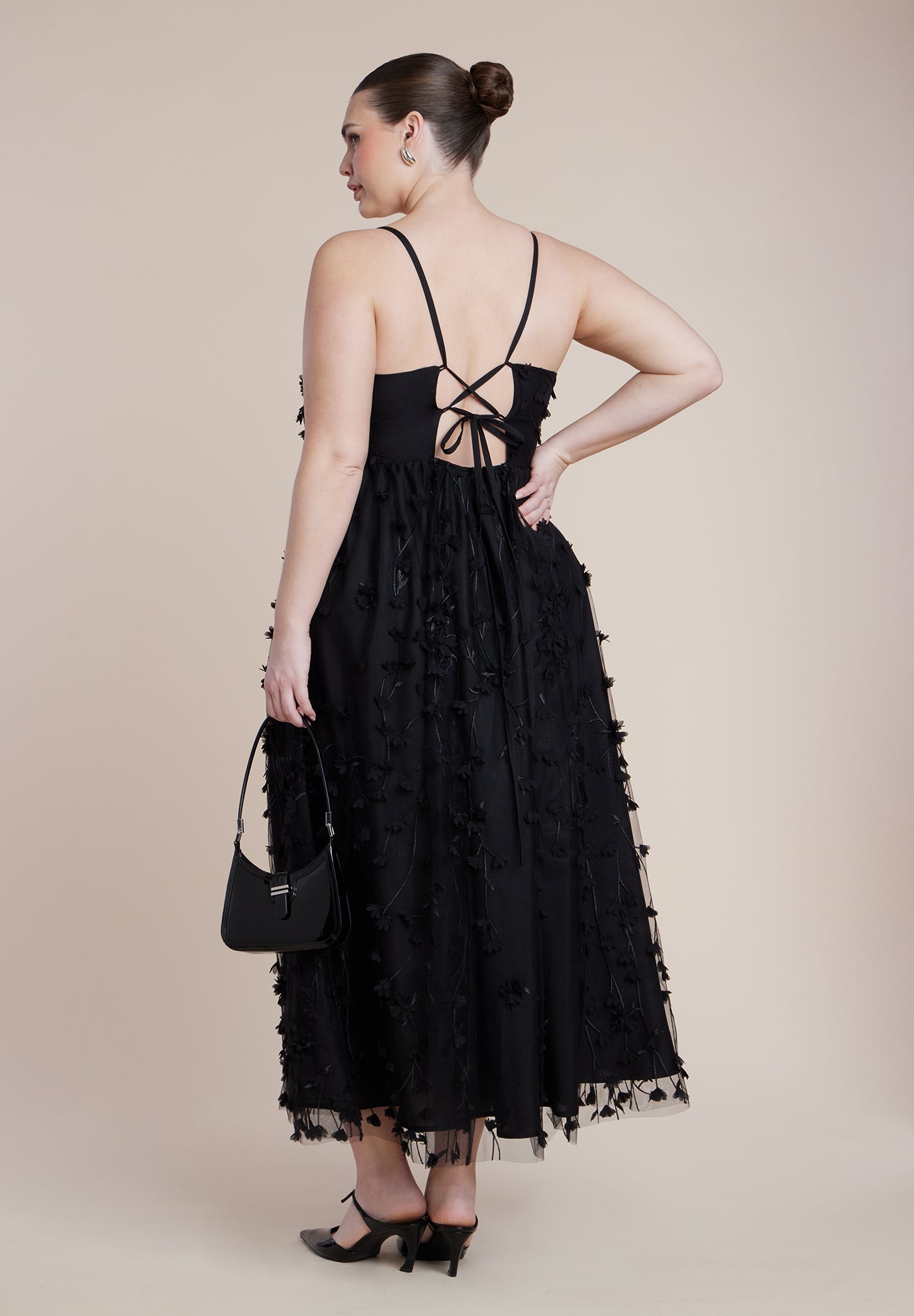 Floral Applique Dress image number 4