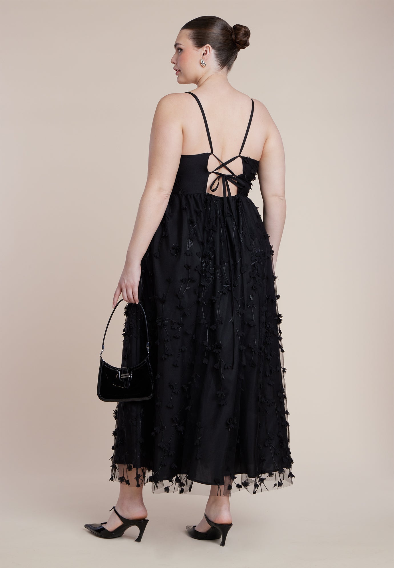 Floral Applique Dress image number 5