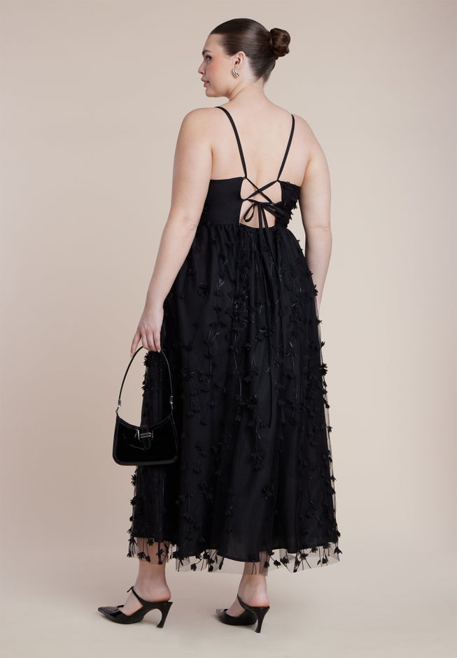 Floral Applique Dress image number 5