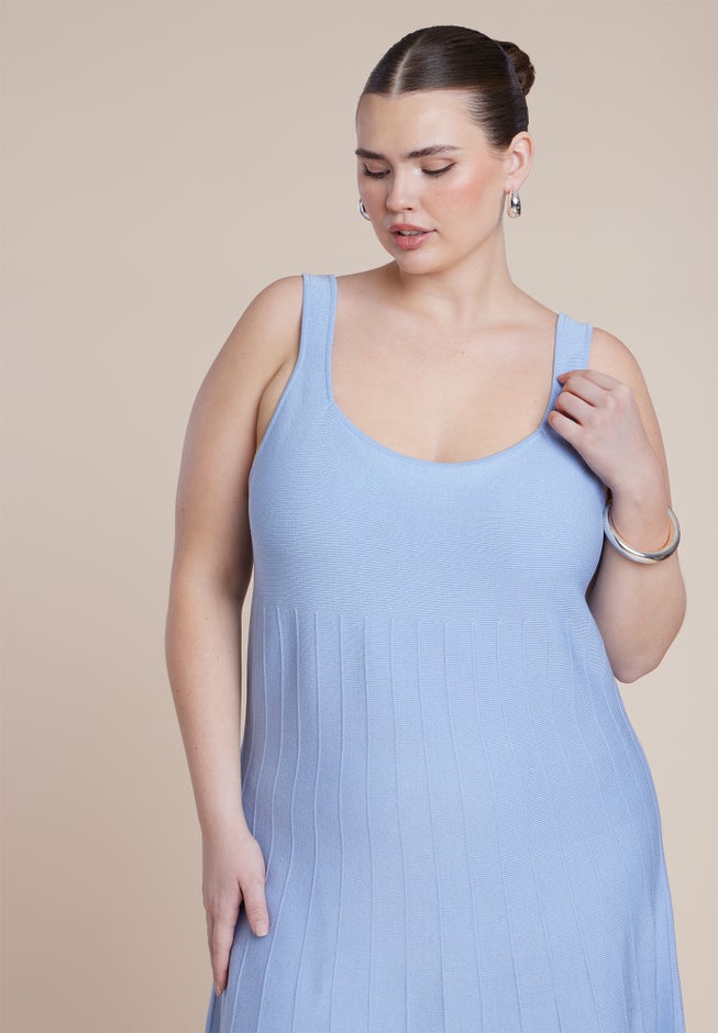 Contrast Hem Sweater Dress image number 1