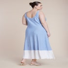 Contrast Hem Sweater Dress image number null