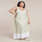 Contrast Hem Sweater Dress image number null