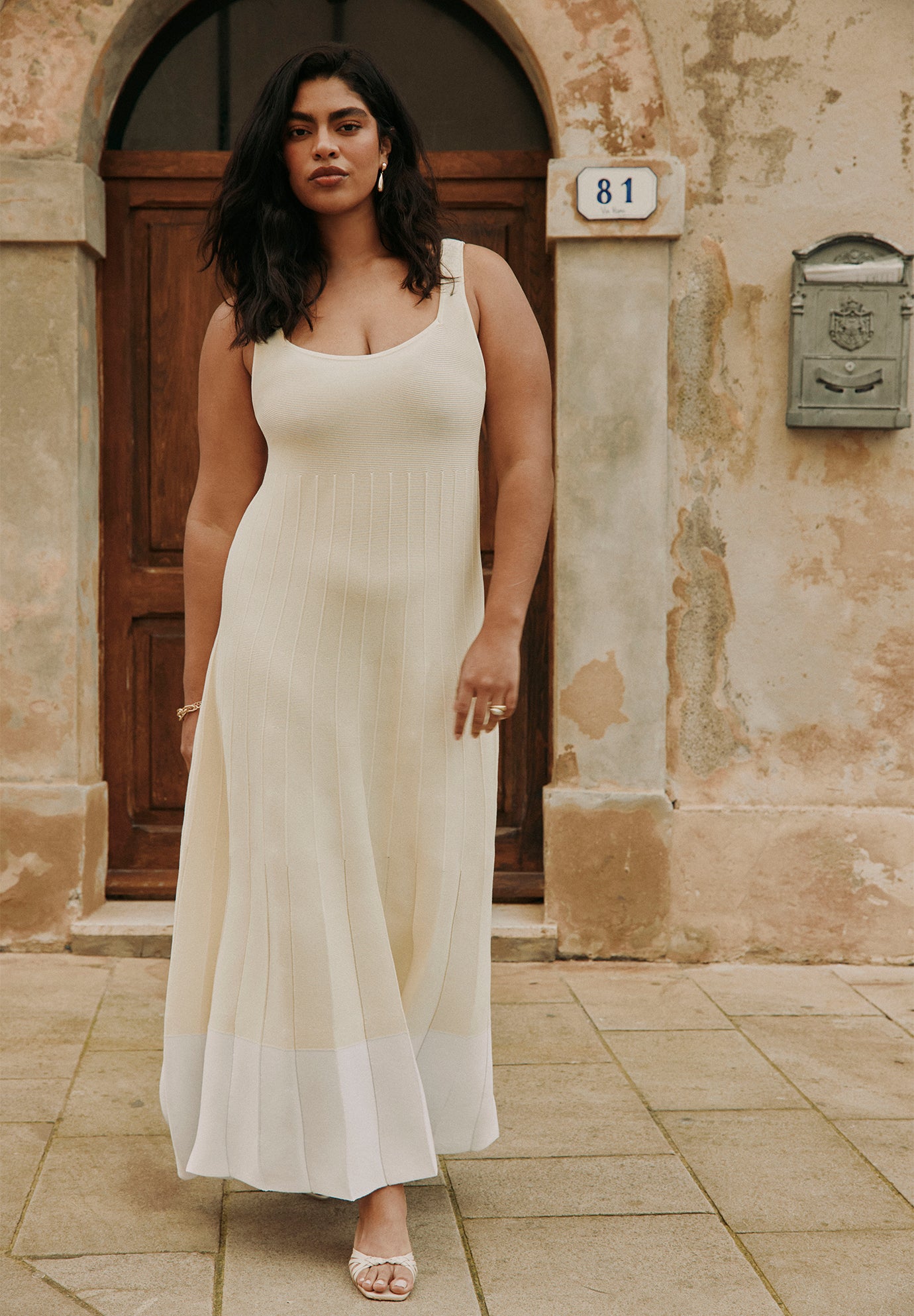 Contrast Hem Sweater Dress image number 0