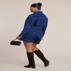 Denim Romper image number null