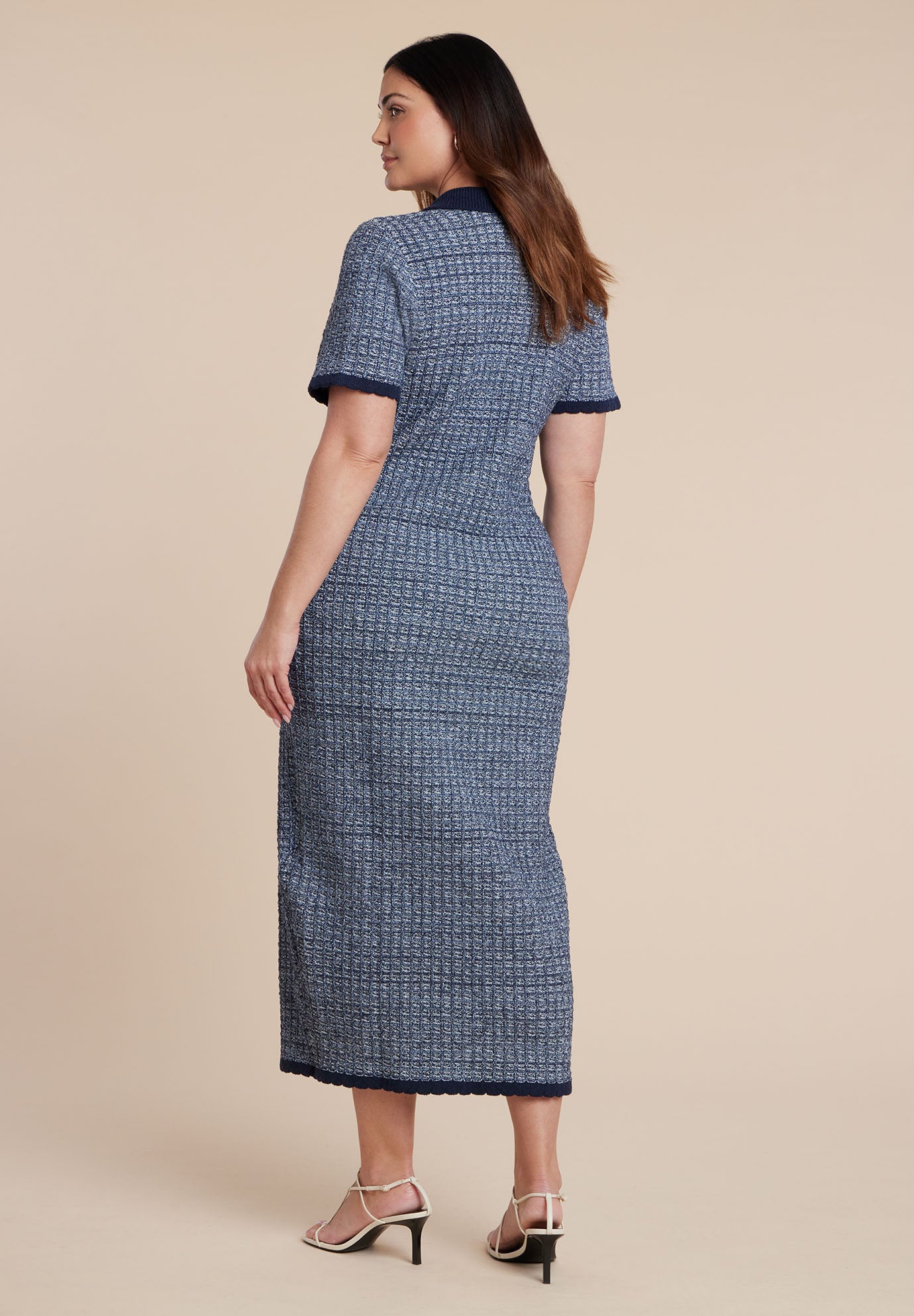 Stitch Detail Sweater Dress image number 2