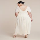 Twist Detail Pleated Chiffon Dress image number null