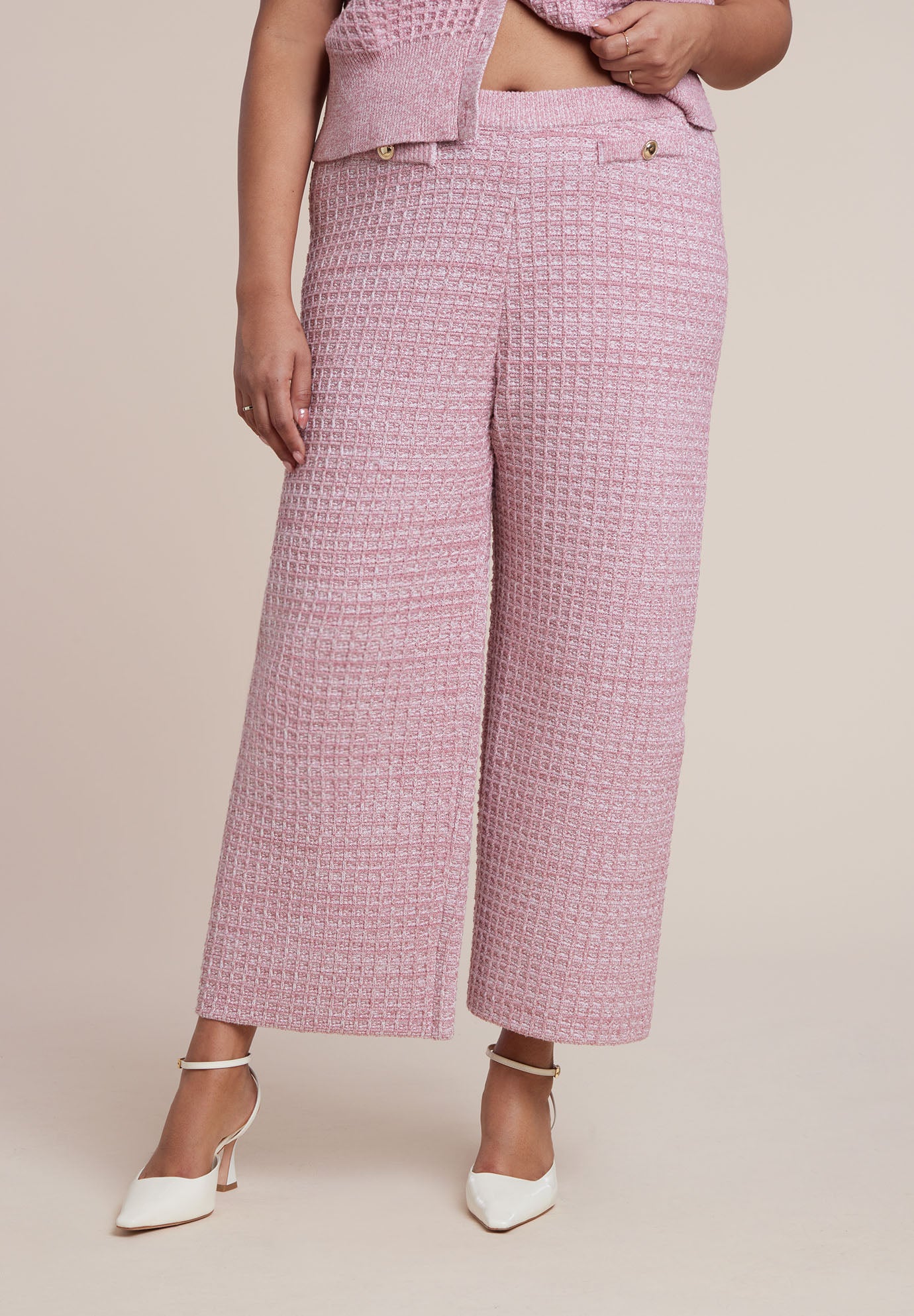 Tweed Effect Sweater Pant image number 1