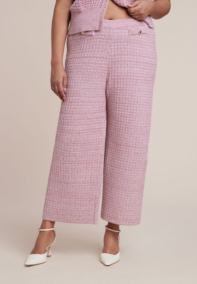 Tweed Effect Sweater Pant image number 1