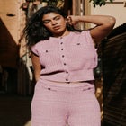 Button Detail Knit Vest image number null