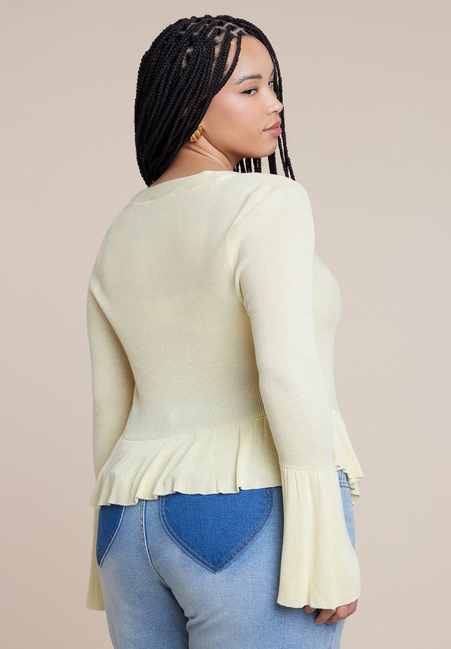 Ruffle Cardigan image number 4