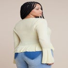 Ruffle Cardigan image number null