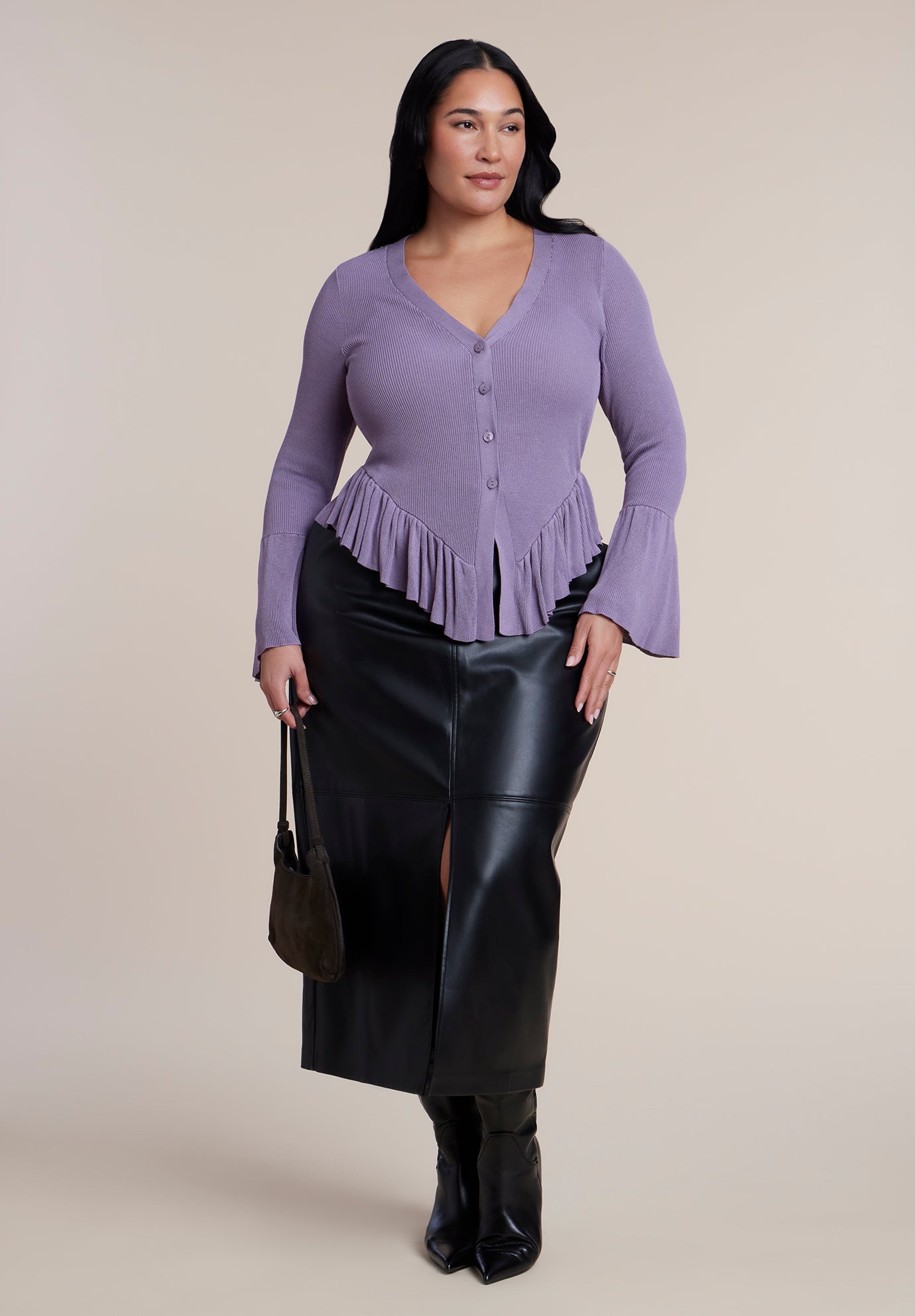 Ruffle Cardigan image number 2