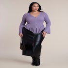 Ruffle Cardigan image number 2