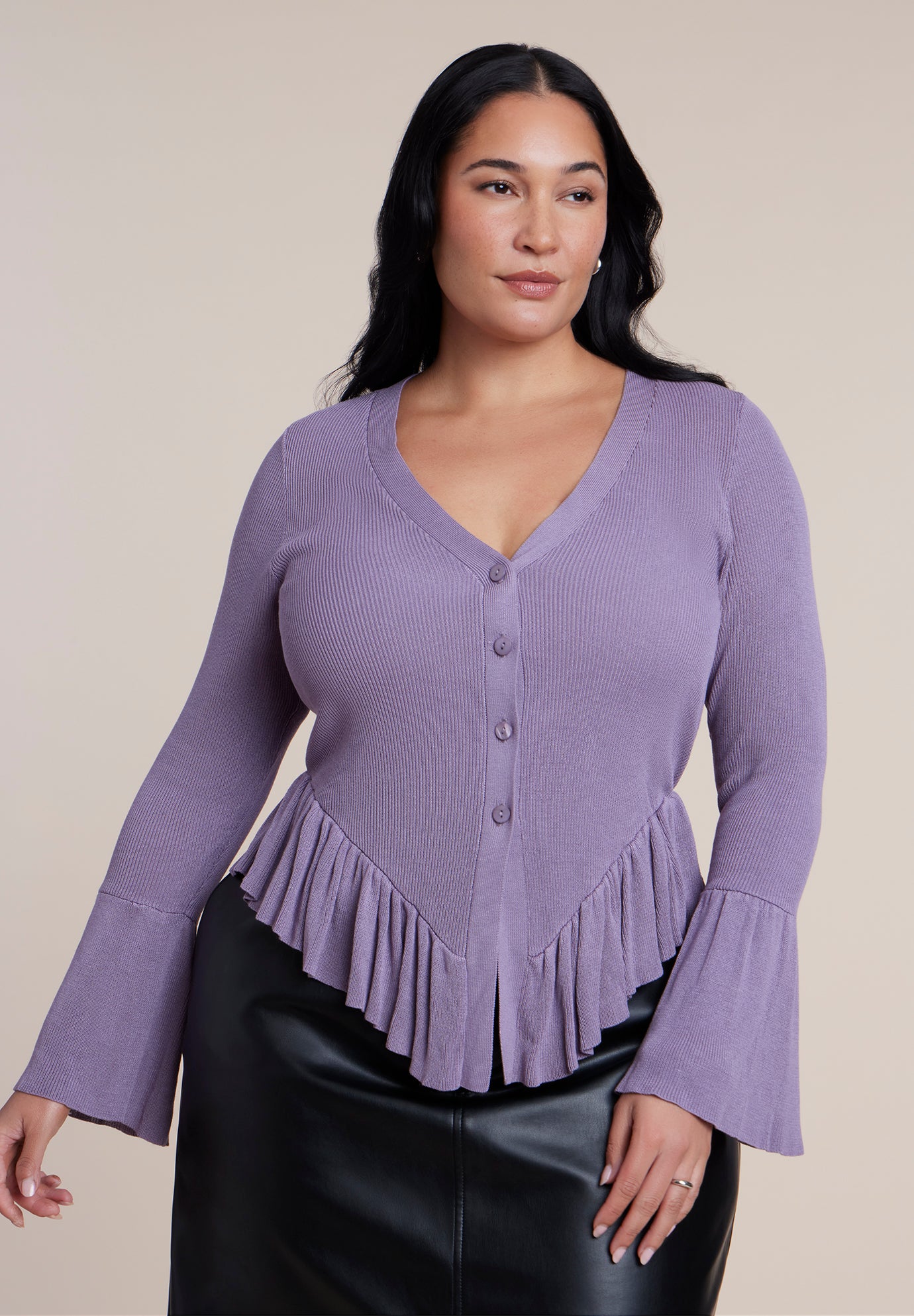 Ruffle Cardigan image number 0