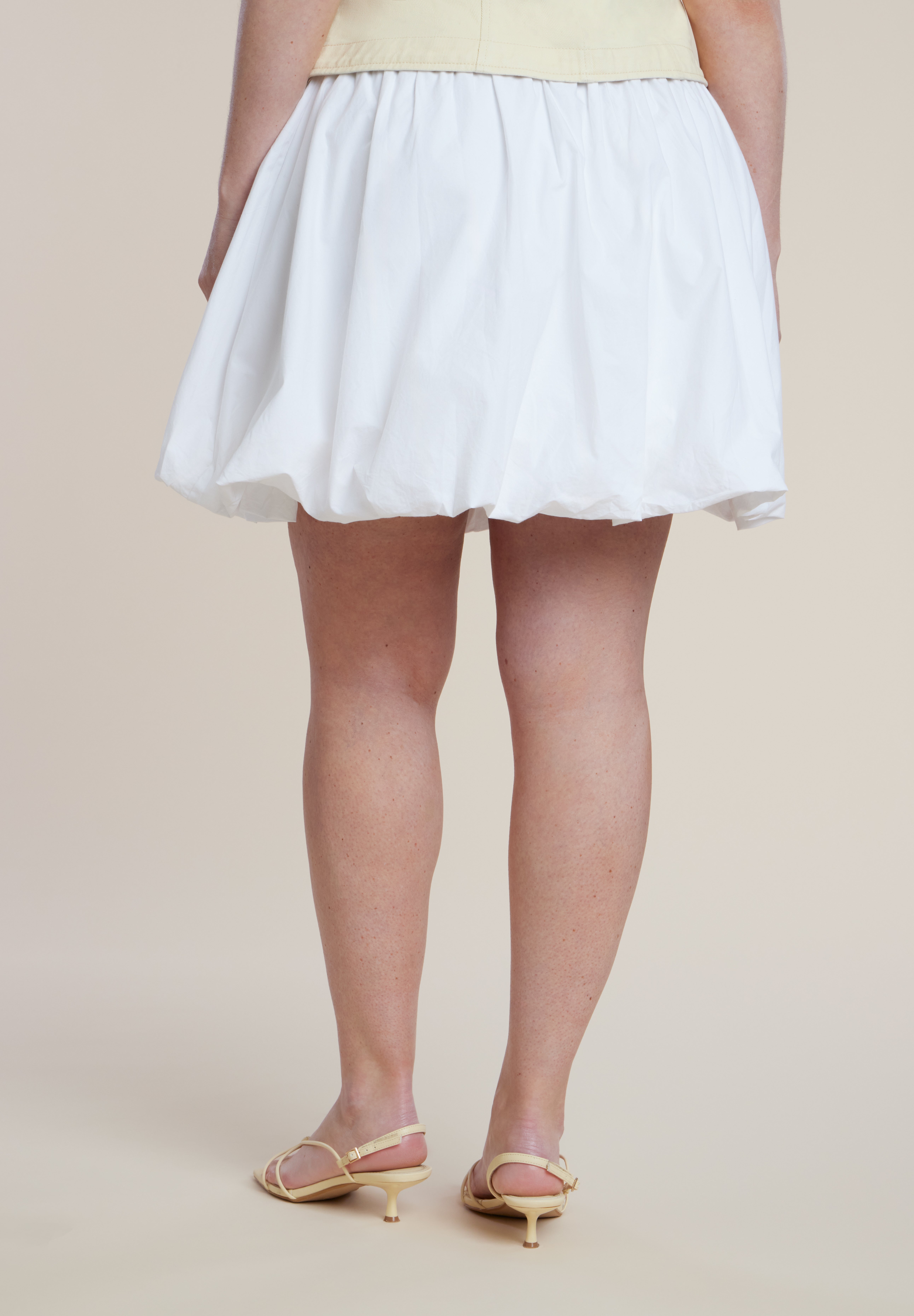 Striped Bubble Mini Skirt image number 2