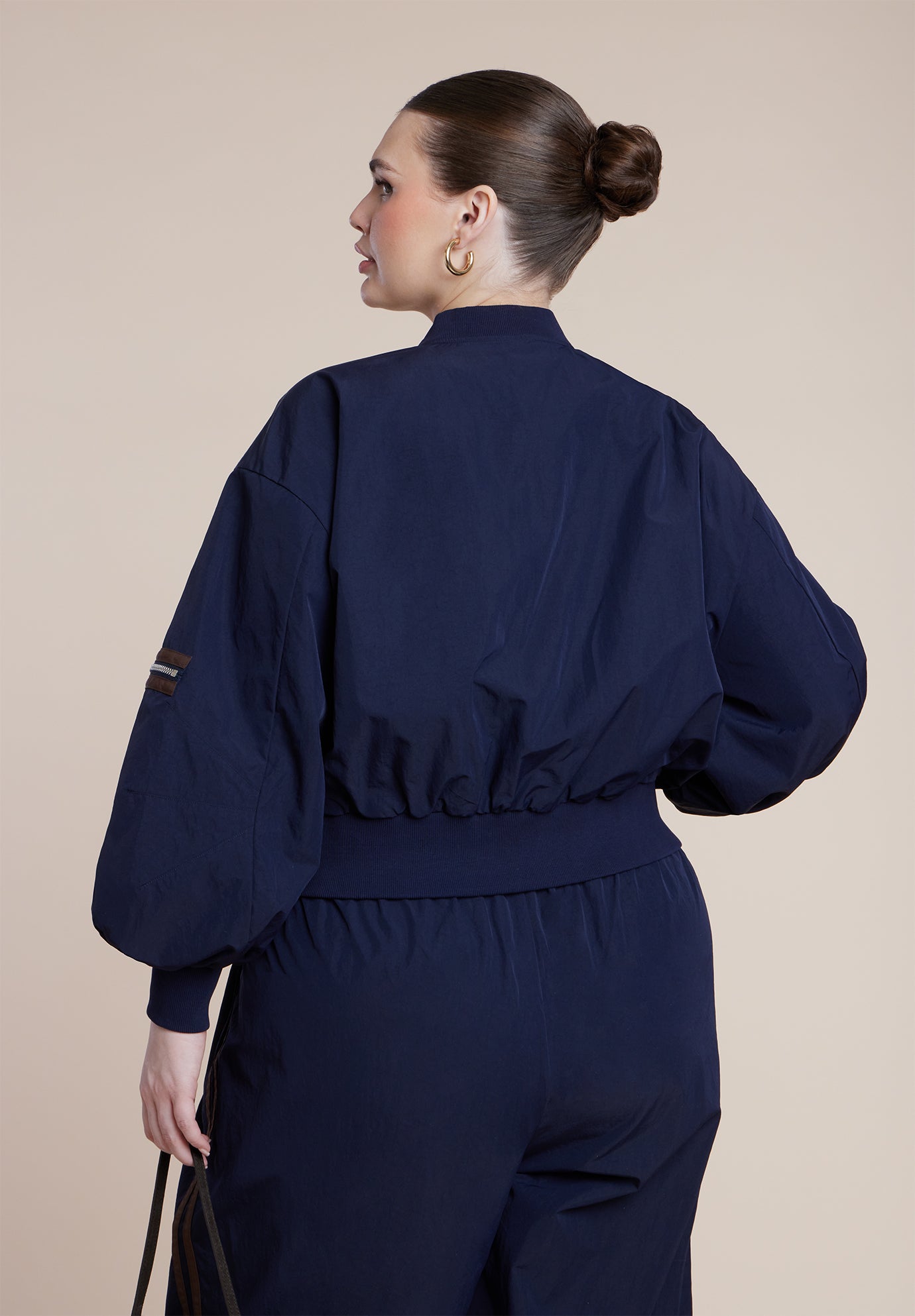 Nylon Track Jacket image number 2