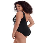 Ruffle Sash Surplice One Piece image number null