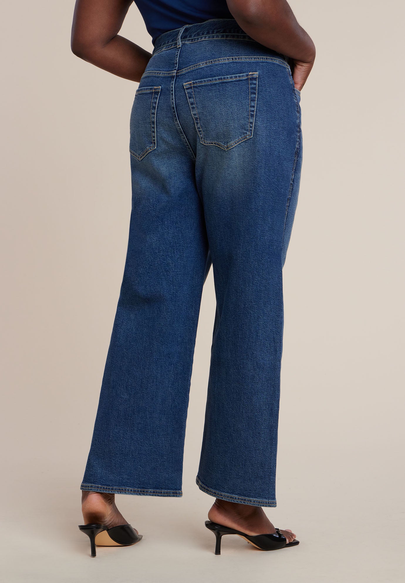 Belted Straight Leg Jean image number 2