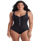Shirred Zipper Tank image number null