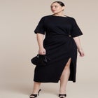 Relaxed Maxi Dress With O Ring image number null