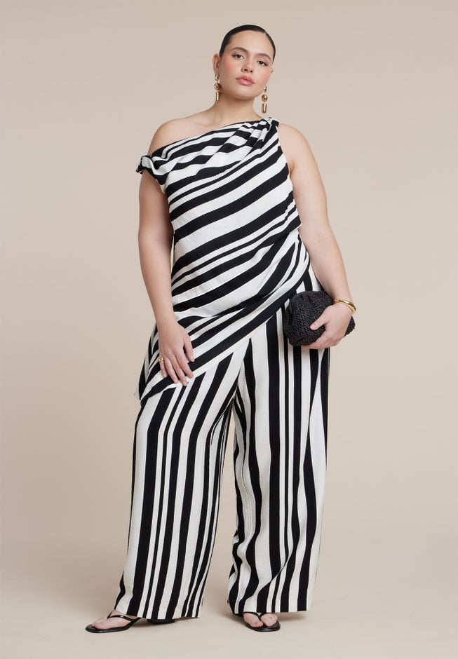 Twist Drape Sarong Top image number 3