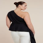 Asymmetrical Top With Flounce image number null