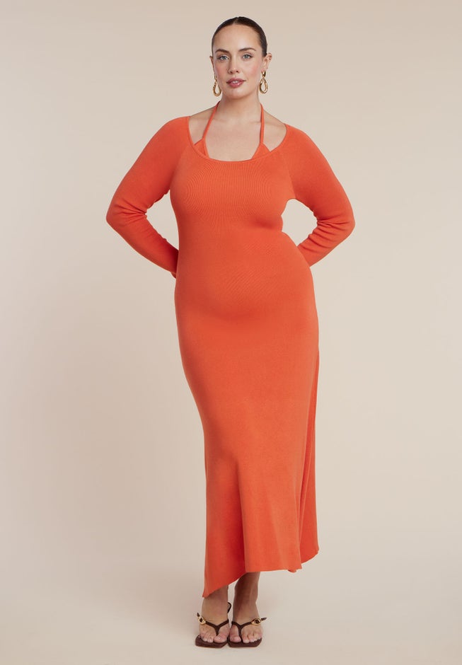 Sweater Dress W Strap image number 2