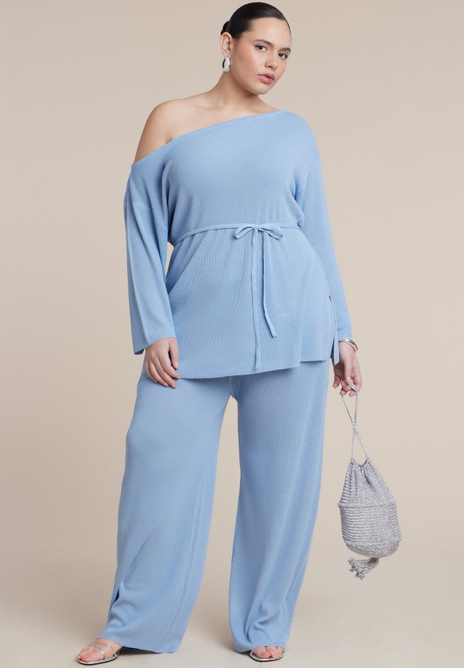 Semi Sheer Knit Pant image number 1