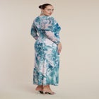 PatBO x ELOQUII Printed Mesh Maxi Dress image number null