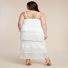 PatBO x ELOQUII Fringe Maxi Dress image number null