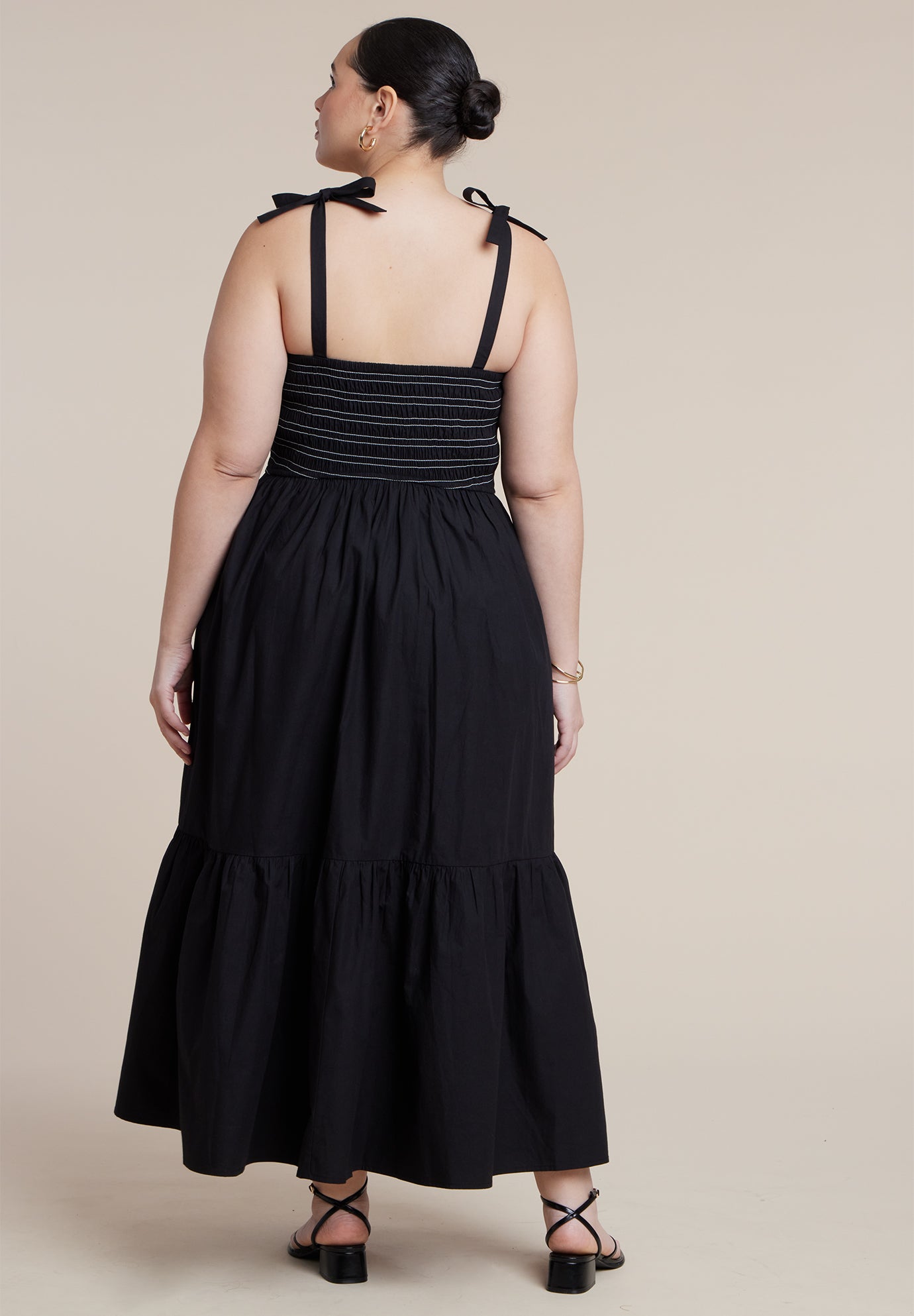 Smocked Bodice Maxi Dress image number 3