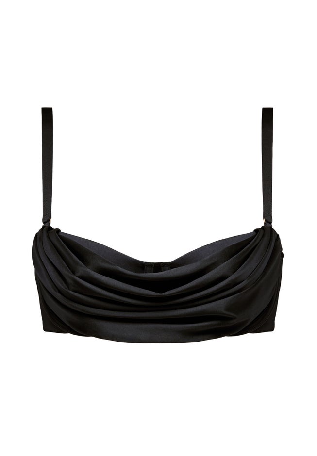 The Balconette - Draped Satin image number 1