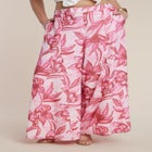 PatBO x ELOQUII Wide-Leg Godet Pants image number null