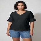 Eyelet Trim Top image number null
