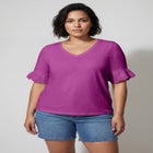 Eyelet Trim Top image number null
