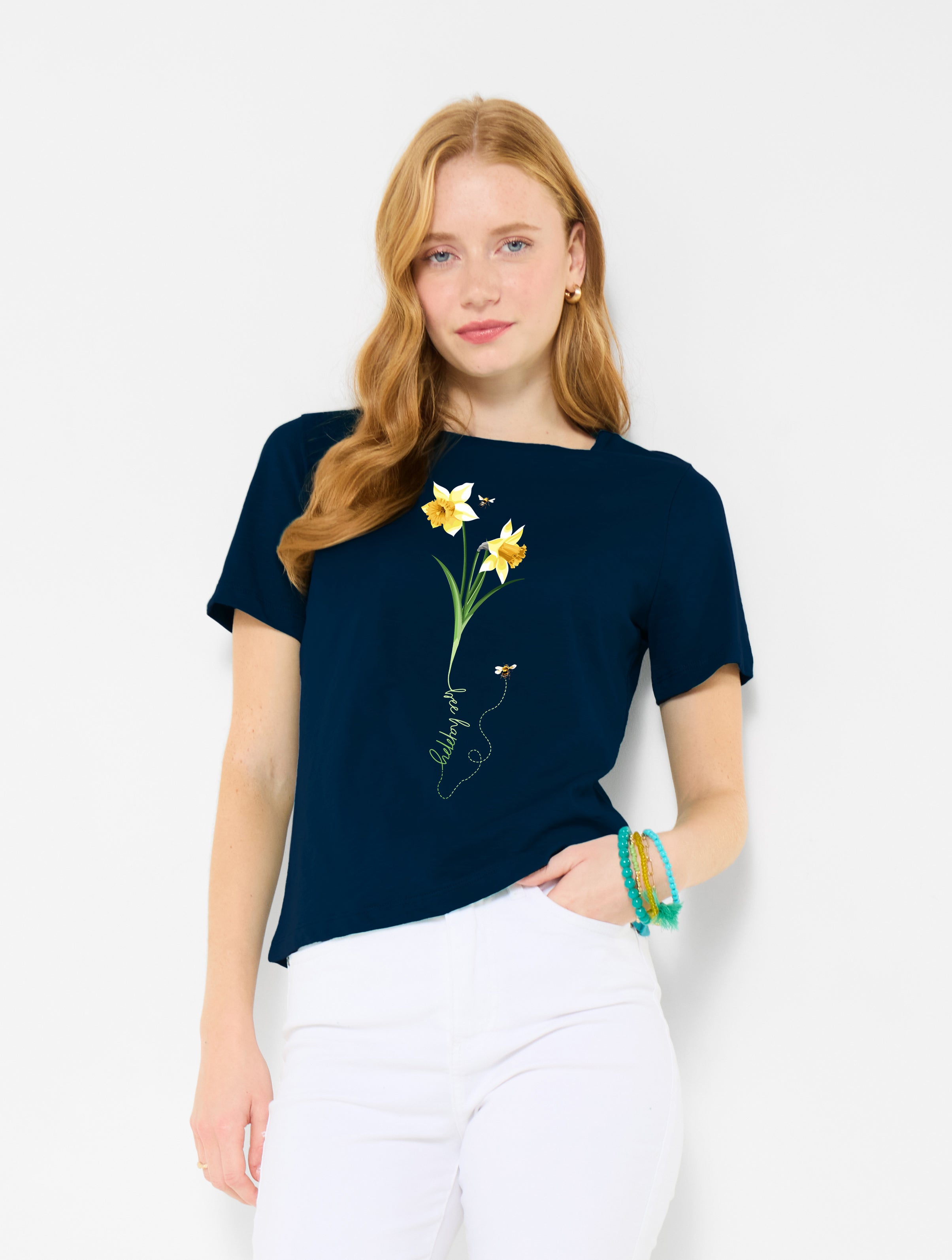 Cotton Slub Graphic Tee image number 0