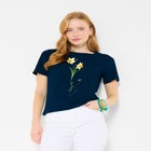 Cotton Slub Graphic Tee image number 0