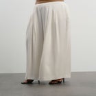 Pleated Wide-Leg Pant image number null
