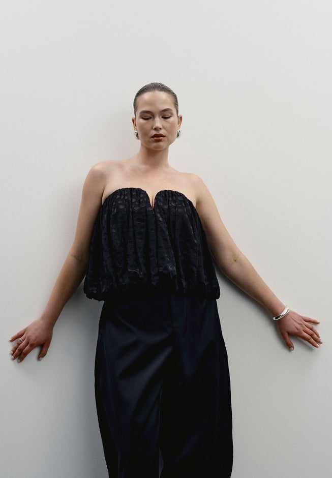 Strapless Bubble Top image number 2