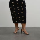 Embellished Column Midi Skirt image number null