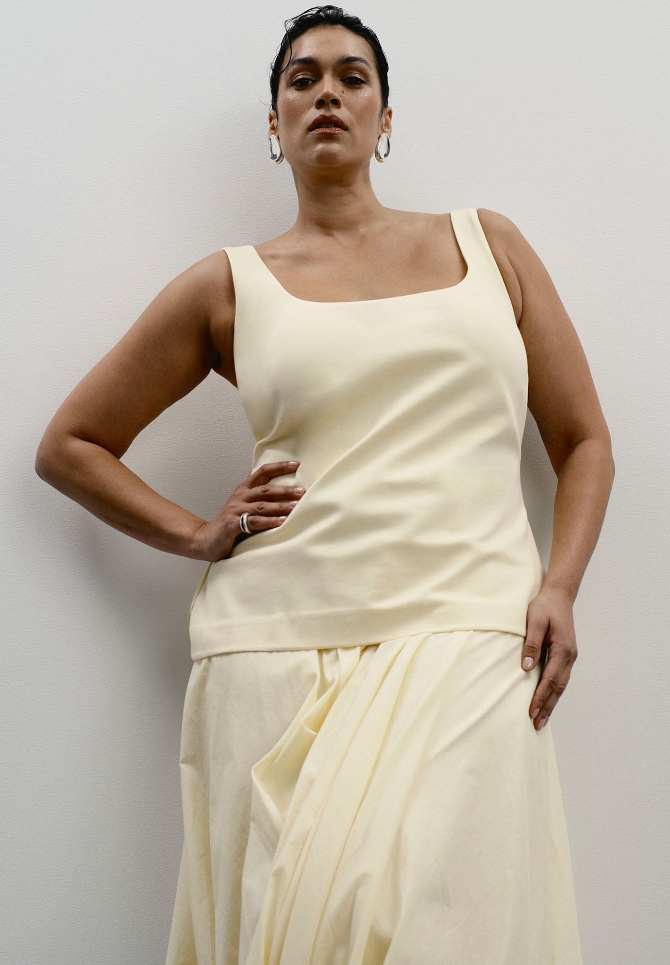 Draped Hem Maxi Dress image number 2