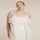 Crochet Knit Maxi Dress image number null