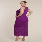 Floral Rope Knit Maxi Dresss image number null