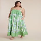 Printed Relaxed Maxi Dress image number null