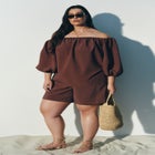 Peached Fabric Pull-On Short image number null
